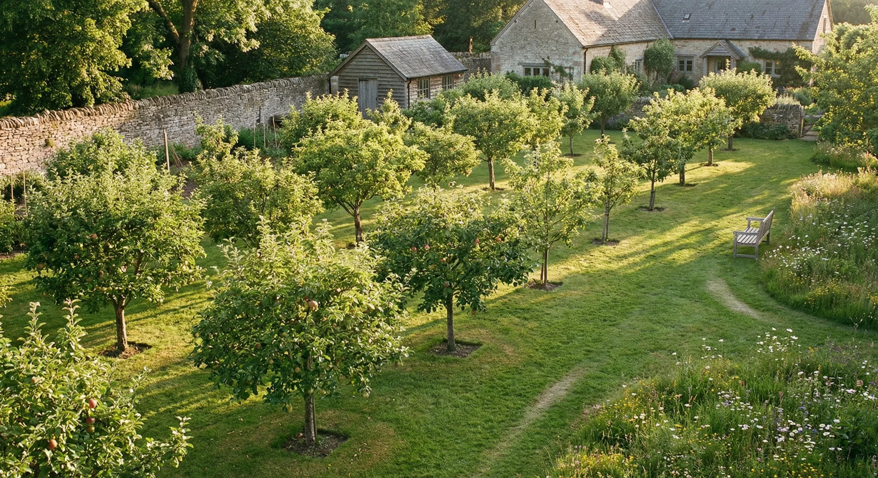 Home Orchard Layout & Fruit Tree Spacing Guide