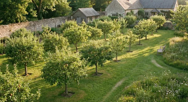 Home Orchard Layout & Fruit Tree Spacing Guide