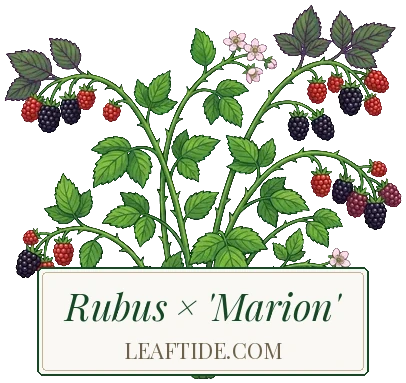 Rubus × 'Marion'