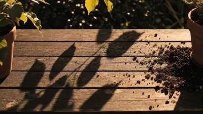 Leaftide app showing garden planning timeline